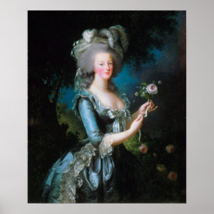 Vigée Le Brun - Marie-Antoinette With A Ro Poster