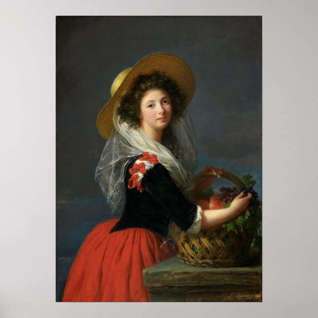 Vigée Le Brun - Marie Gabrielle De Gramont Poster (Framsidan)