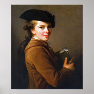 Vigée Le Brun - Porträtt vid konstnärens bror Poster