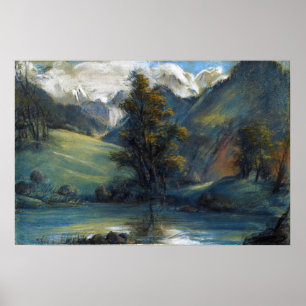 Vigée Le Brun - Sjö Challes and Mont Blanc Poster