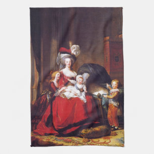 Vigée-Lebrun - Marie Antoinette och henne barn Kökshandduk