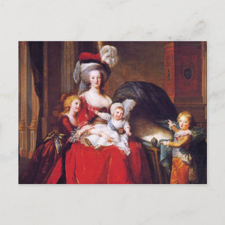 Vigée-Lebrun - Marie Antoinette och hennes barn Vykort