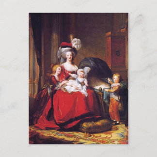 Vigée-Lebrun - Marie Antoinette och hennes barn Vykort