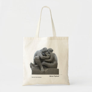 Vigeland skulptur (Oslo, norgen) - toto hänger lös Tygkasse