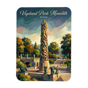 Vigelandparken Norge Magnet