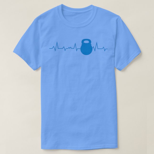 Vightlift Kettlebell Heartslag Exercise T Shirt (Design framsida)