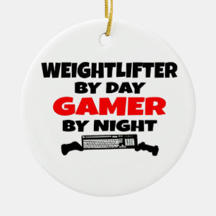Vightlifter Gamer Julgransprydnad Keramik
