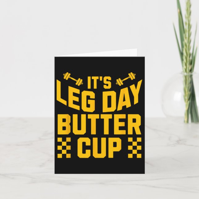 Vightlyftande Bodybuilding Gym Motivation Det är L Kort (Framsida)