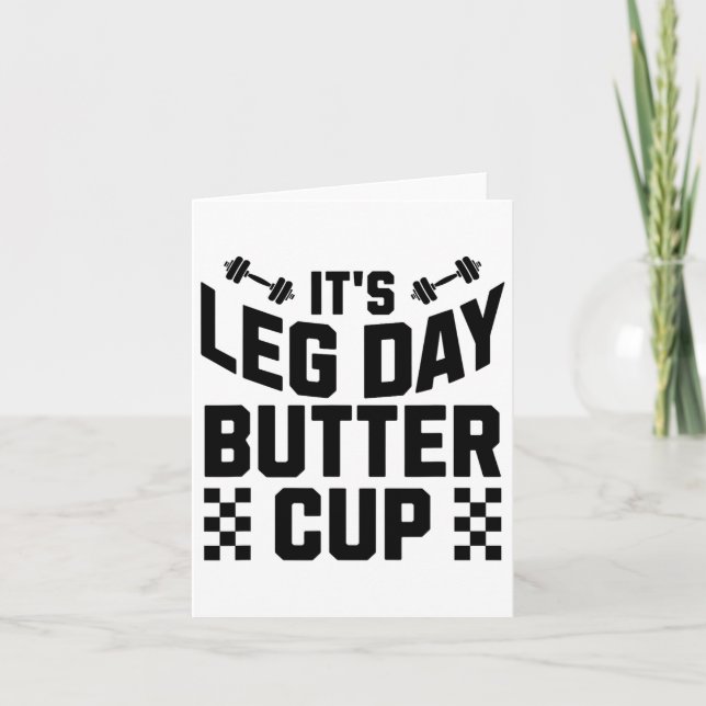Vightlyftande Bodybuilding Gym Motivation Det är L Kort (Framsida)
