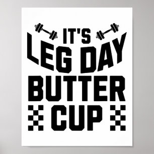 Vightlyftande Bodybuilding Gym Motivation Det är L Poster