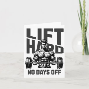 Vightlyftande Bodybuilding Gym Motivation Satt 1 Kort