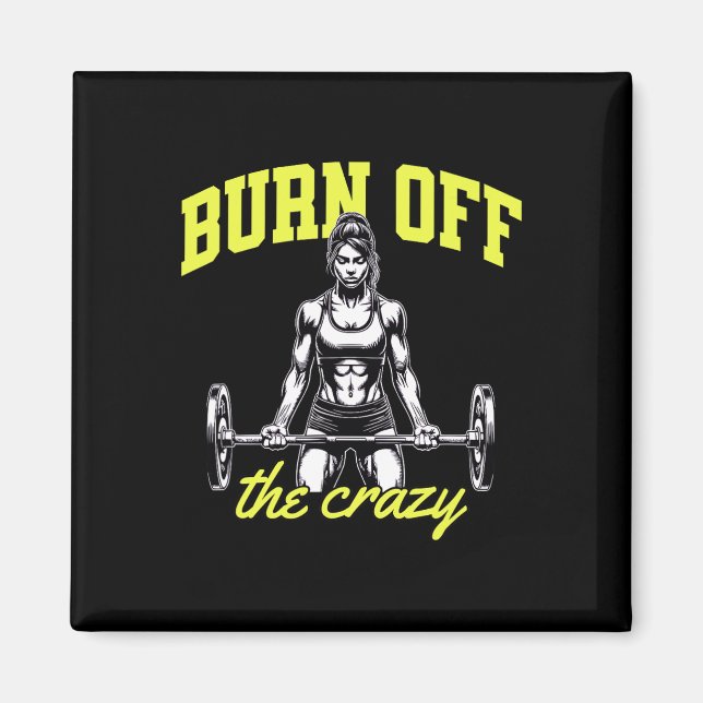 Vightlyftande Boodybuilding Muscles Trainer Satt Magnet (Framsidan)