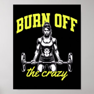 Vightlyftande Boodybuilding Muscles Trainer Satt Poster