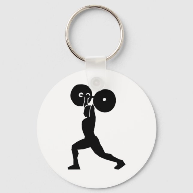Vightlyftande Gym Nyckelring (Framsida)