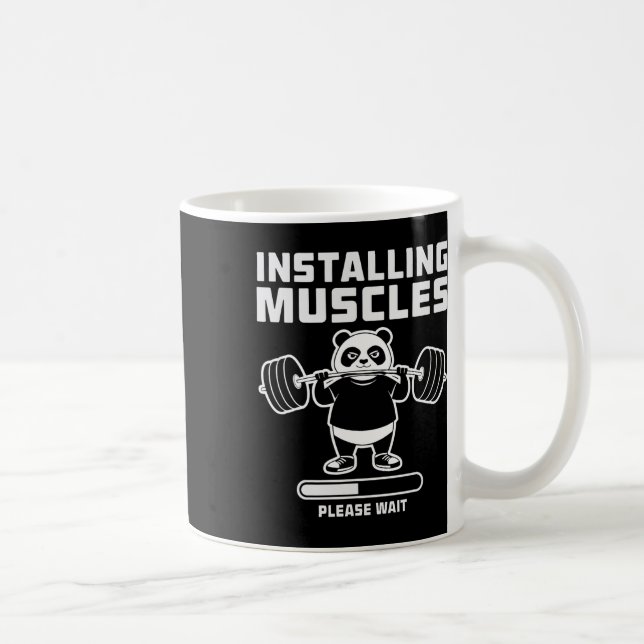 Vightlyftande Installations-muskelns arbetsaktion  Kaffemugg (Höger)