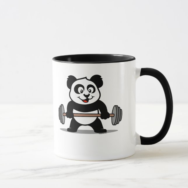 Vightlyftande Panda Mugg (Höger)