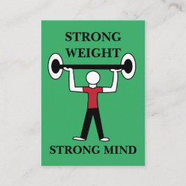 Vightlyftande tränare för boskapsbyggande visitkort