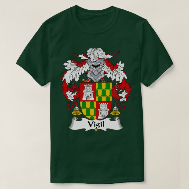 Vigil Jackar Arm Family Crest T Shirt (Design framsida)