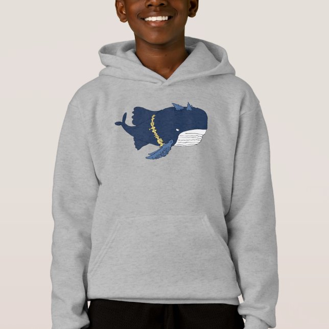 Vigilant Hval T Shirt (Framsida)