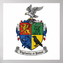 Vigilantia et Honos Heraldic Jackar Arm