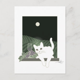 Vigne, Clair de Lune et Chatta Blanc Vykort