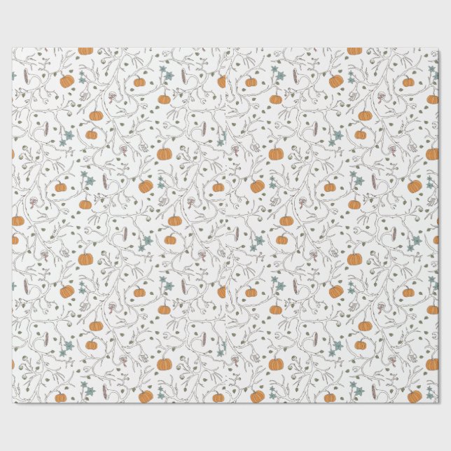 Vigne effrayante pour Halloween Presentpapper (Söm)