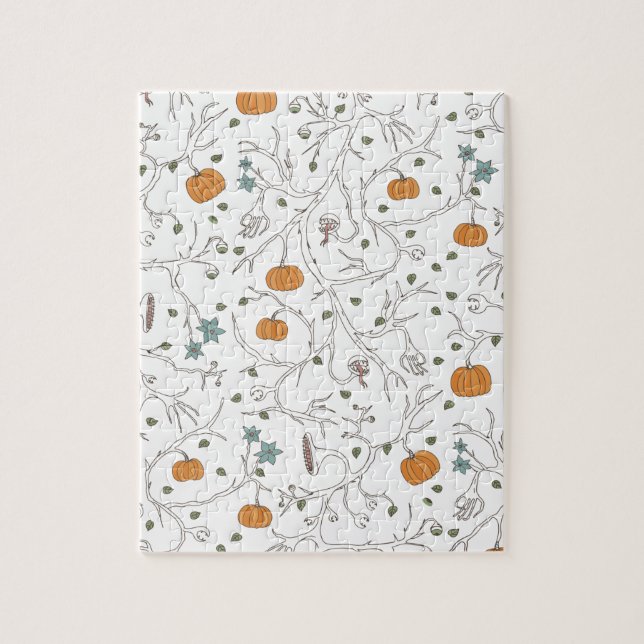 Vigne effrayante pour Halloween Pussel (Vertikal)