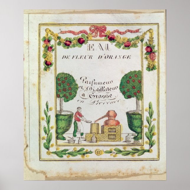 Vignette of 'Eau de Fleur d'Orange' Poster (Framsidan)