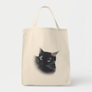 Vignette of Tortoise Snäcka Cat Ansikte Bags Tygkasse