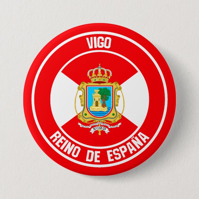 Vigo Round Emblem Knapp (Framsida)