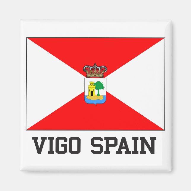 Vigo Spanien Magnet (Framsidan)