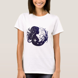 Vigro Zodiac med kosmiska och stjärniga element T Shirt