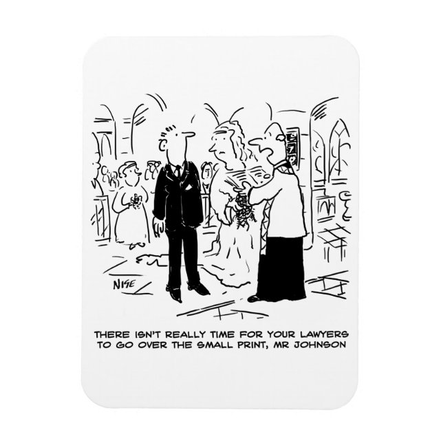 Vigsel för kyrkan Kyrkoherde säger nej till advoka Magnet (Vertikal)