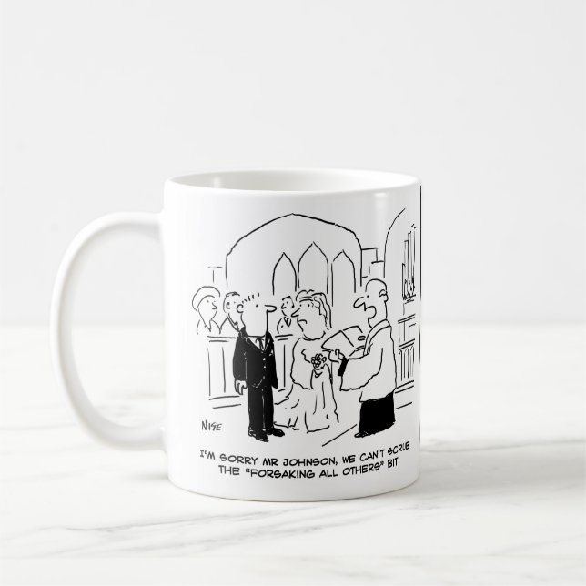 Vigsel Kyrkobudstjänst Kyrkoherde Kan Inte Ta Bort Kaffemugg (Vänster)