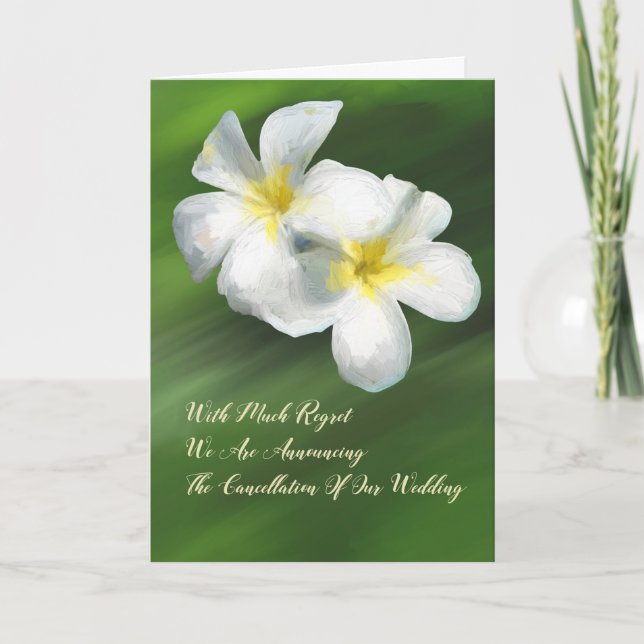 Vigselavlysning Kort Frangapangie (Framsida)