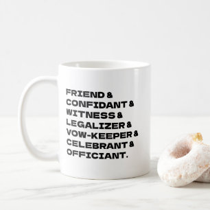 Vigselförrättare Anpassa lista Kaffemugg