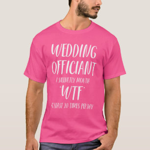 Vigselförrättare Dag Internet Ordinerad Minister 5 T Shirt