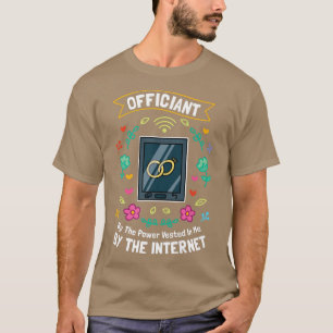 Vigselförrättare Genom Den Makt Som Internet Tilld T Shirt
