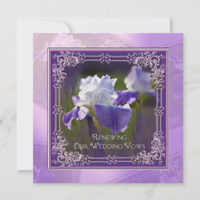 Vigseljubileum - Inbjudningar - Iris (Framsida)