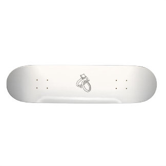 Vigselringar/förlovningsringar Mini Skateboard Bräda 18,5 Cm
