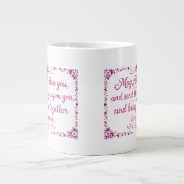 Vigselvälsignelse  jumbo mugg (Framsidan)