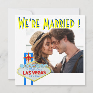 Vigslarannons Las Vegas Bröllop Meddelande