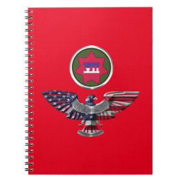 VII Armored Corps Eagle Anteckningsbok