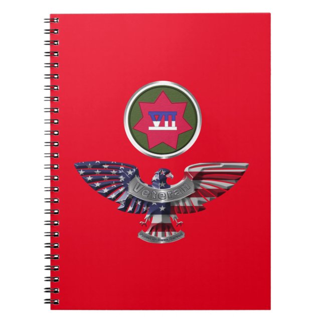 VII Armored Corps Eagle Anteckningsbok (Framsidan)