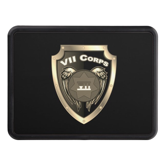 VII Armored Corps Shield Hitch Cover Dragkroksskydd (Framsidan)