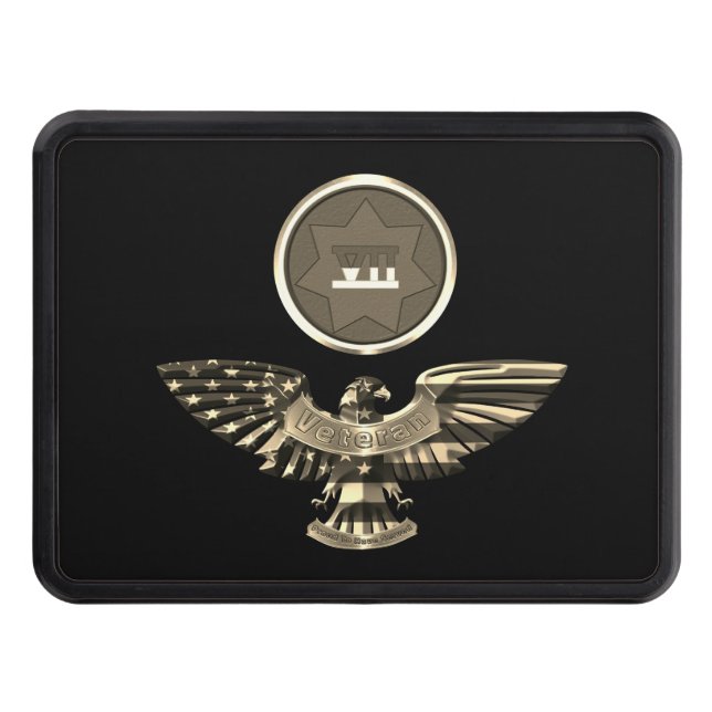 VII Armored Corps Veteran Eagle Dragkroksskydd (Framsidan)