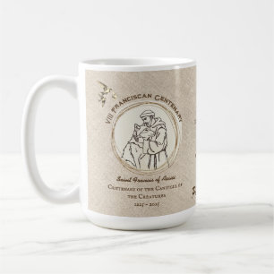 VIII Franciskan Centenary Sång till alla varelser Kaffemugg