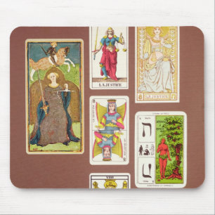 VIII rättvisa, sju tarotkort Musmatta