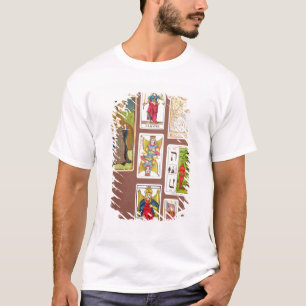 VIII rättvisa, sju tarotkort Tee