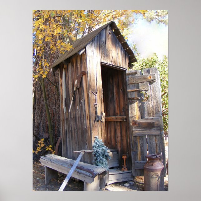 VIintage Out House Poster (Framsidan)
